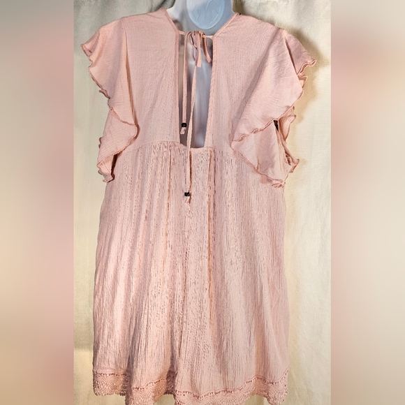 2/$20 Kelly Renee 1X Embroidered Lace Bttm Top - Picture 6 of 8